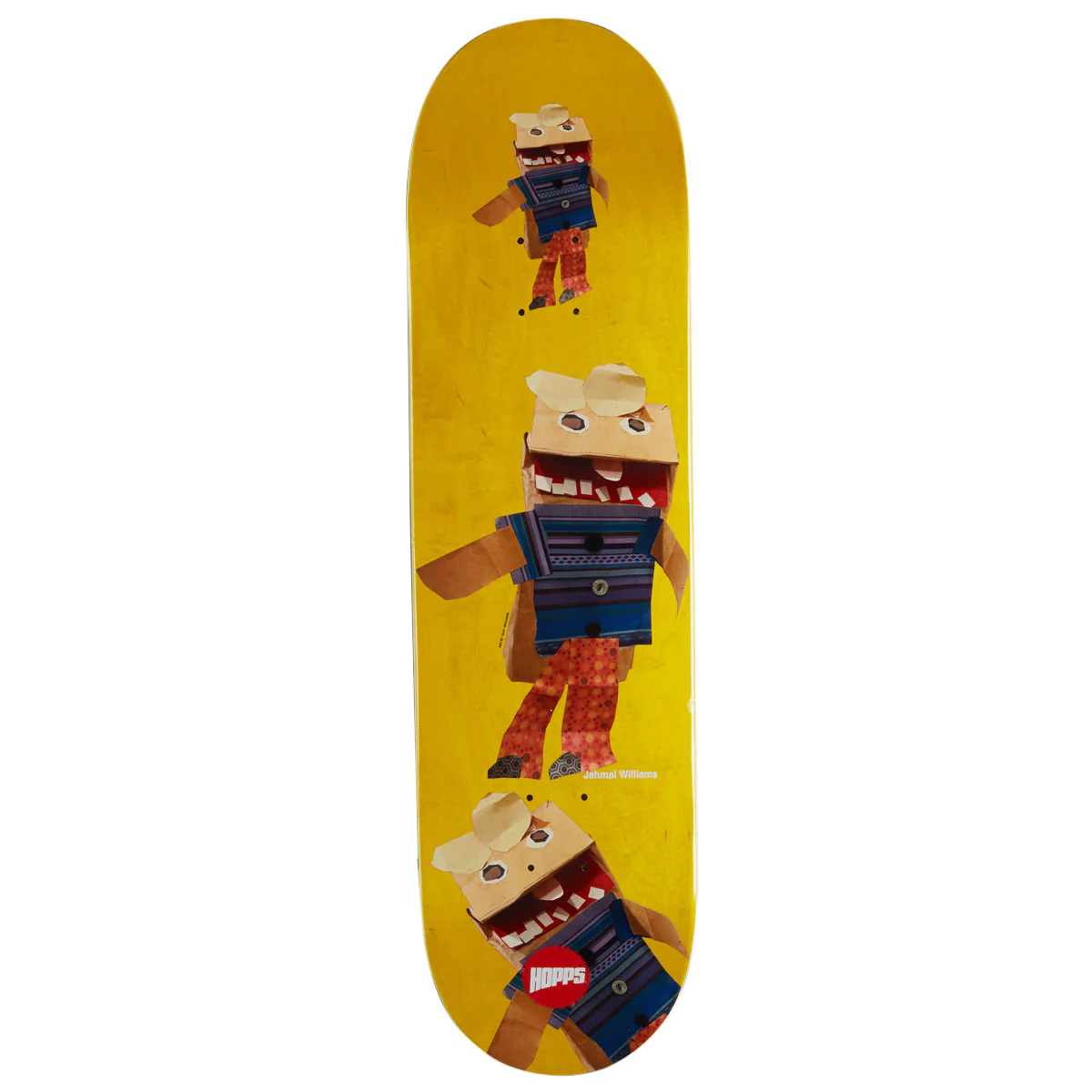 Hopps Jahmal Williams Puppet Guy Skateboard Deck - 8.38"