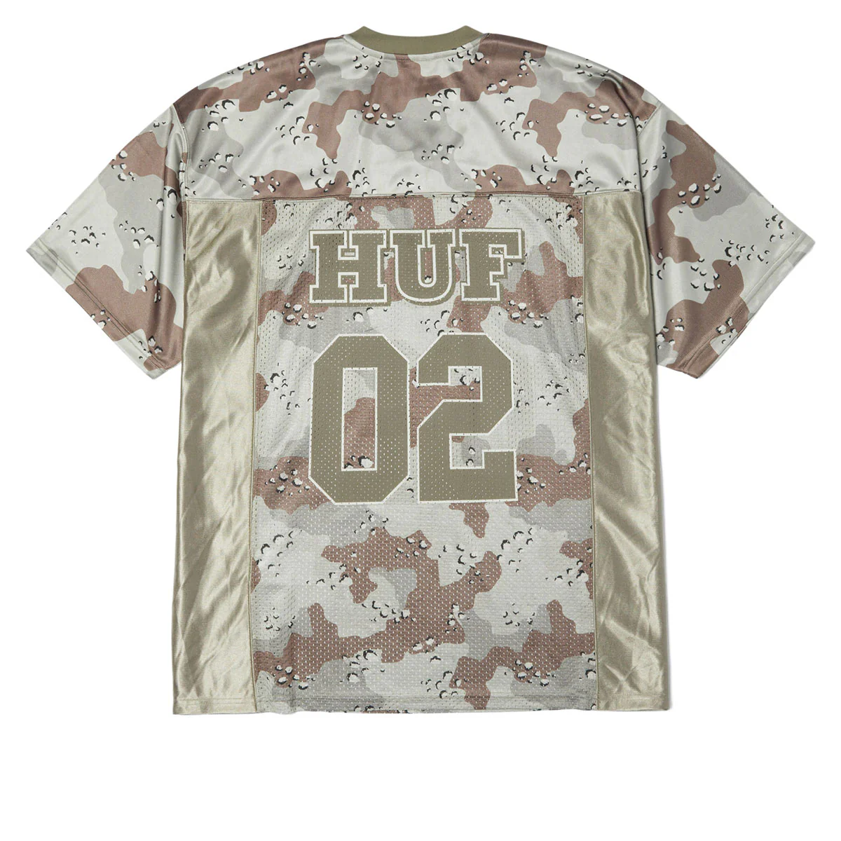 HUF Camo Football Jersey - Brown - Image 2