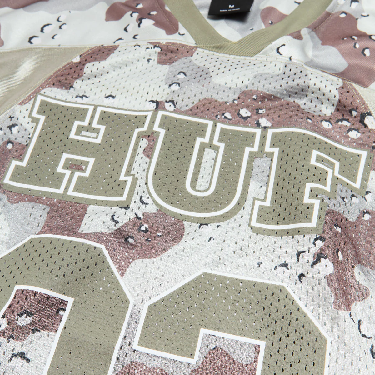 HUF Camo Football Jersey - Brown - Image 3