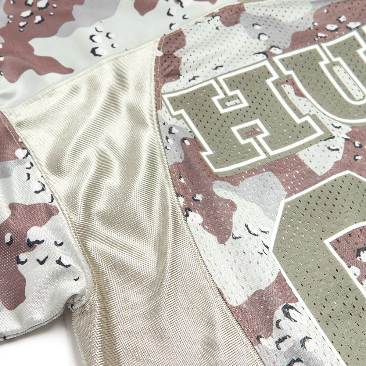 HUF Camo Football Jersey - Brown - Image 4