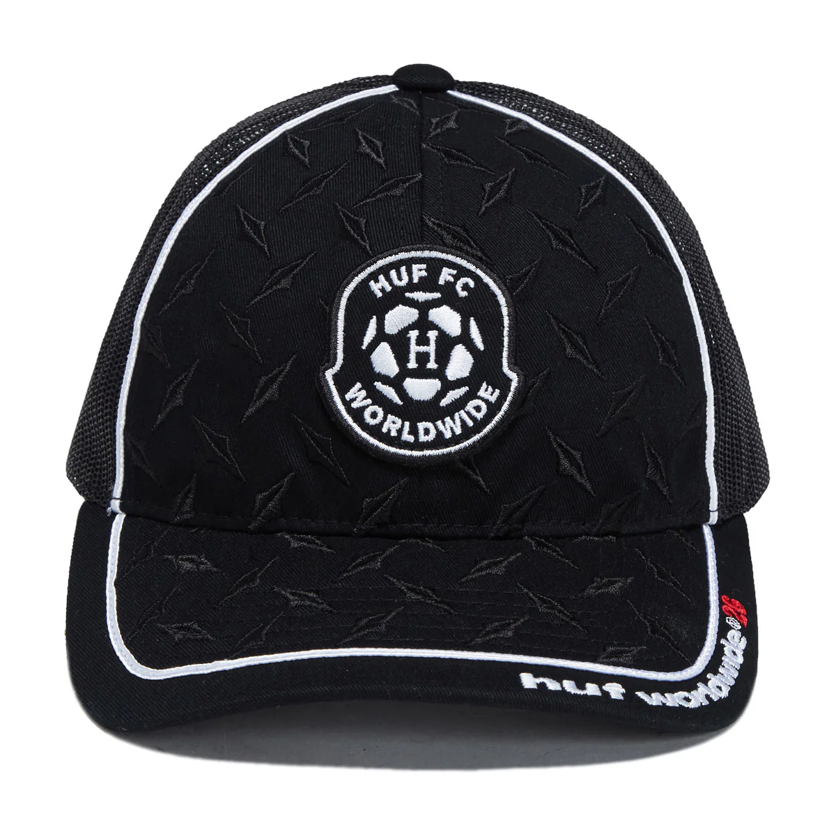 HUF Diamond Plate Trucker Hat - Black - Image 3