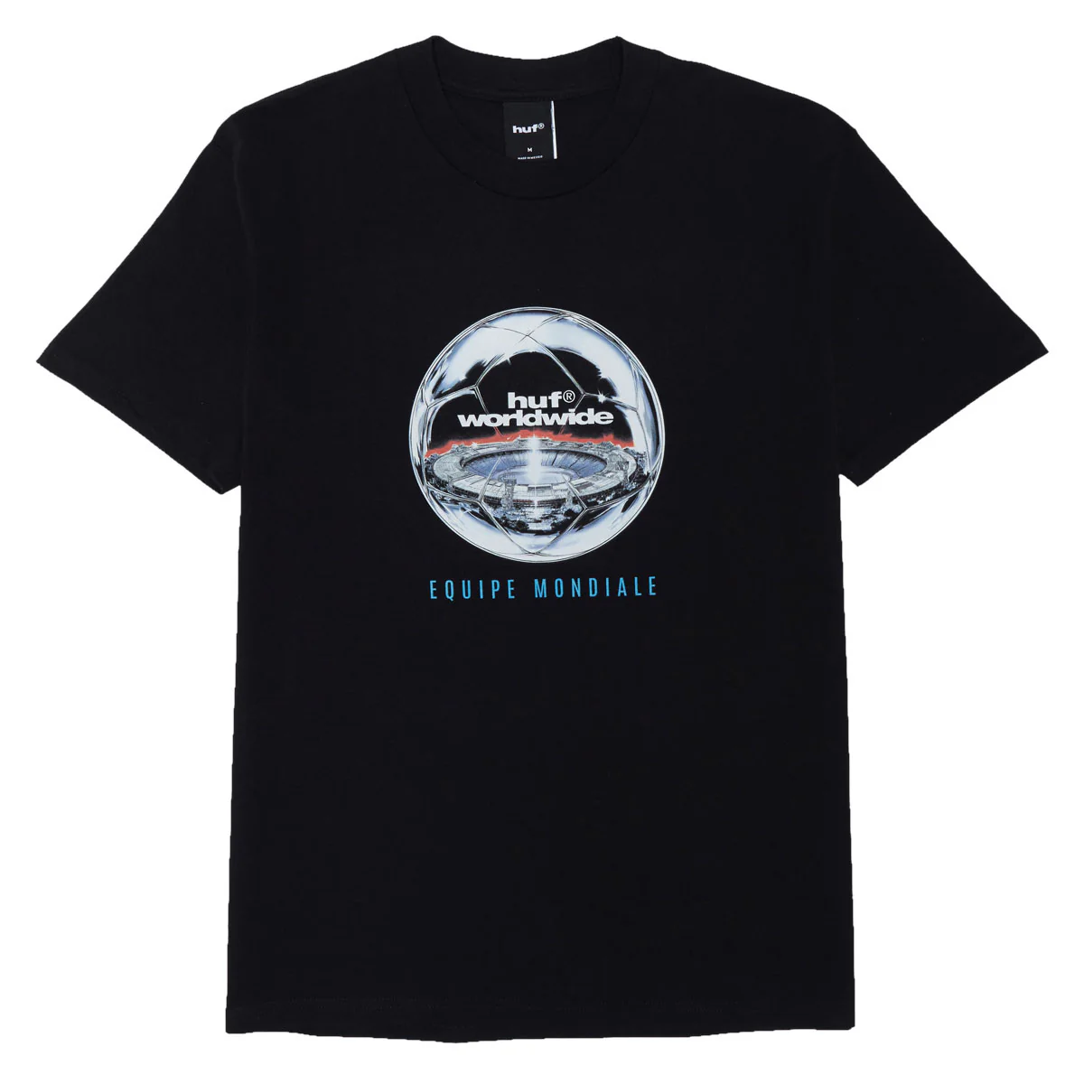 HUF Equipe Mondiale T-Shirt - Black