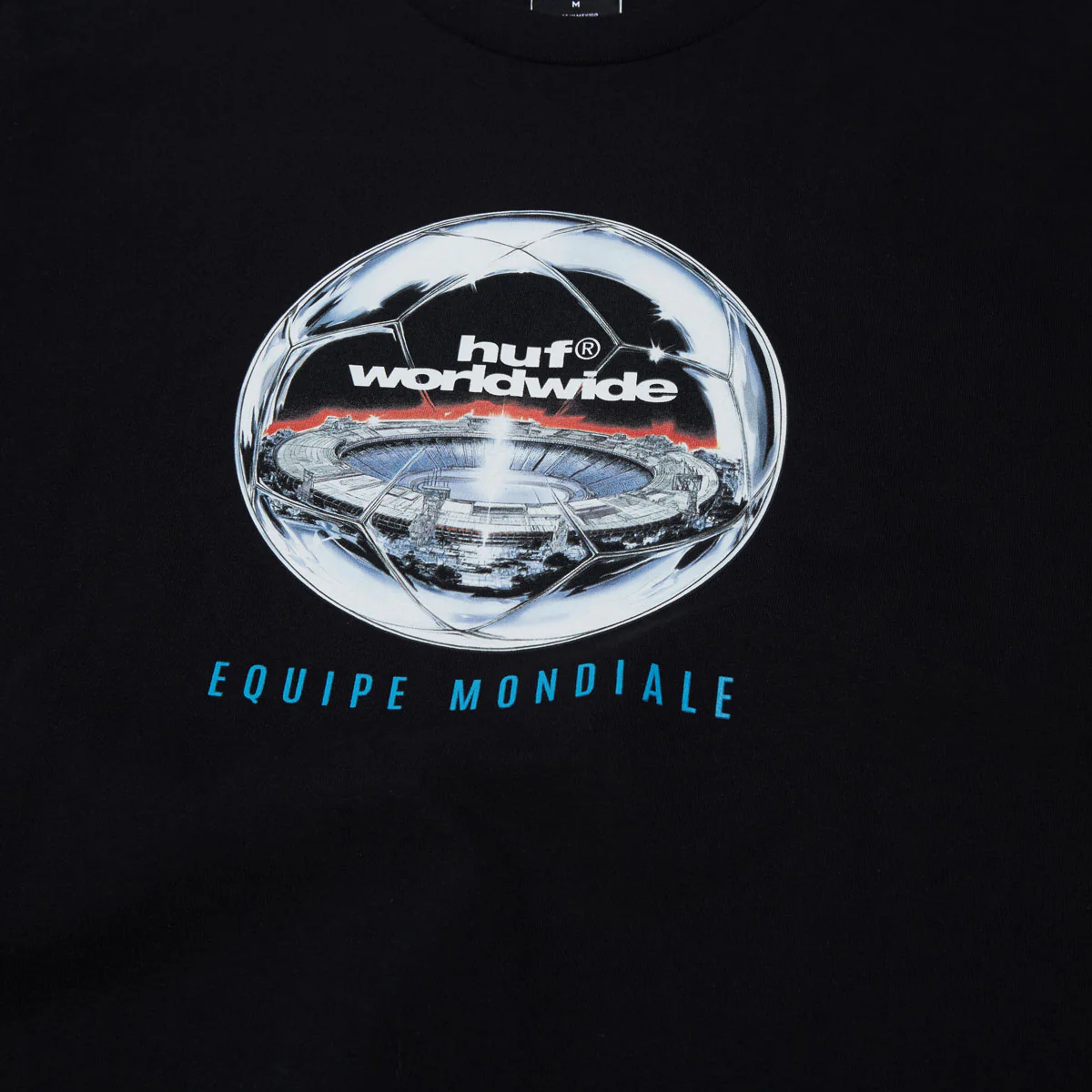 HUF Equipe Mondiale T-Shirt - Black - Image 3