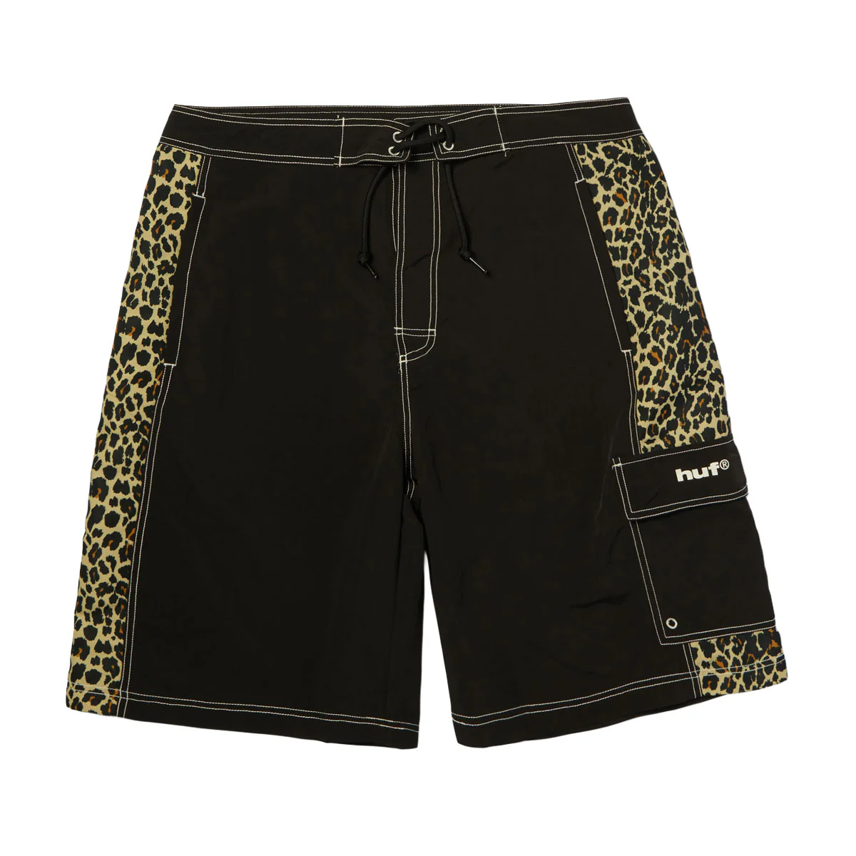 HUF Instinct Board Shorts - Black