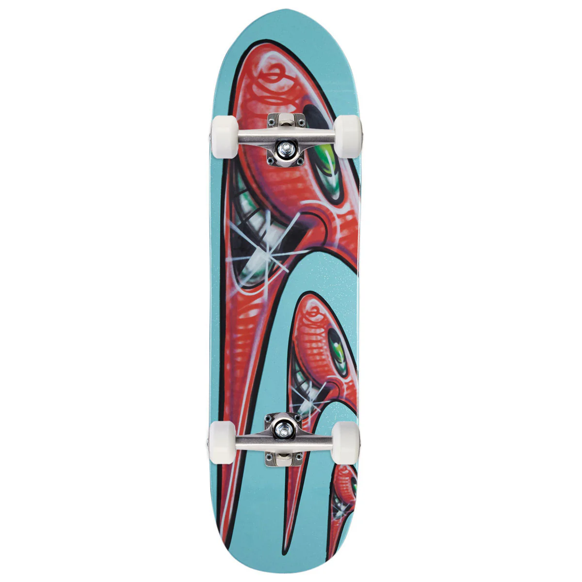 HUF Karbombz Cruiser Skateboard Complete - Teal - 8.50"