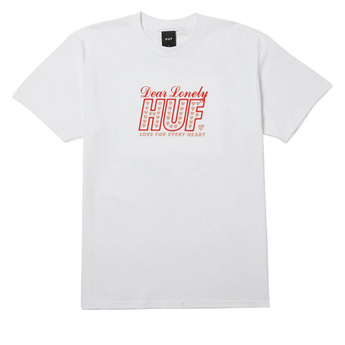 HUF Lonely Hearts T-Shirt - White