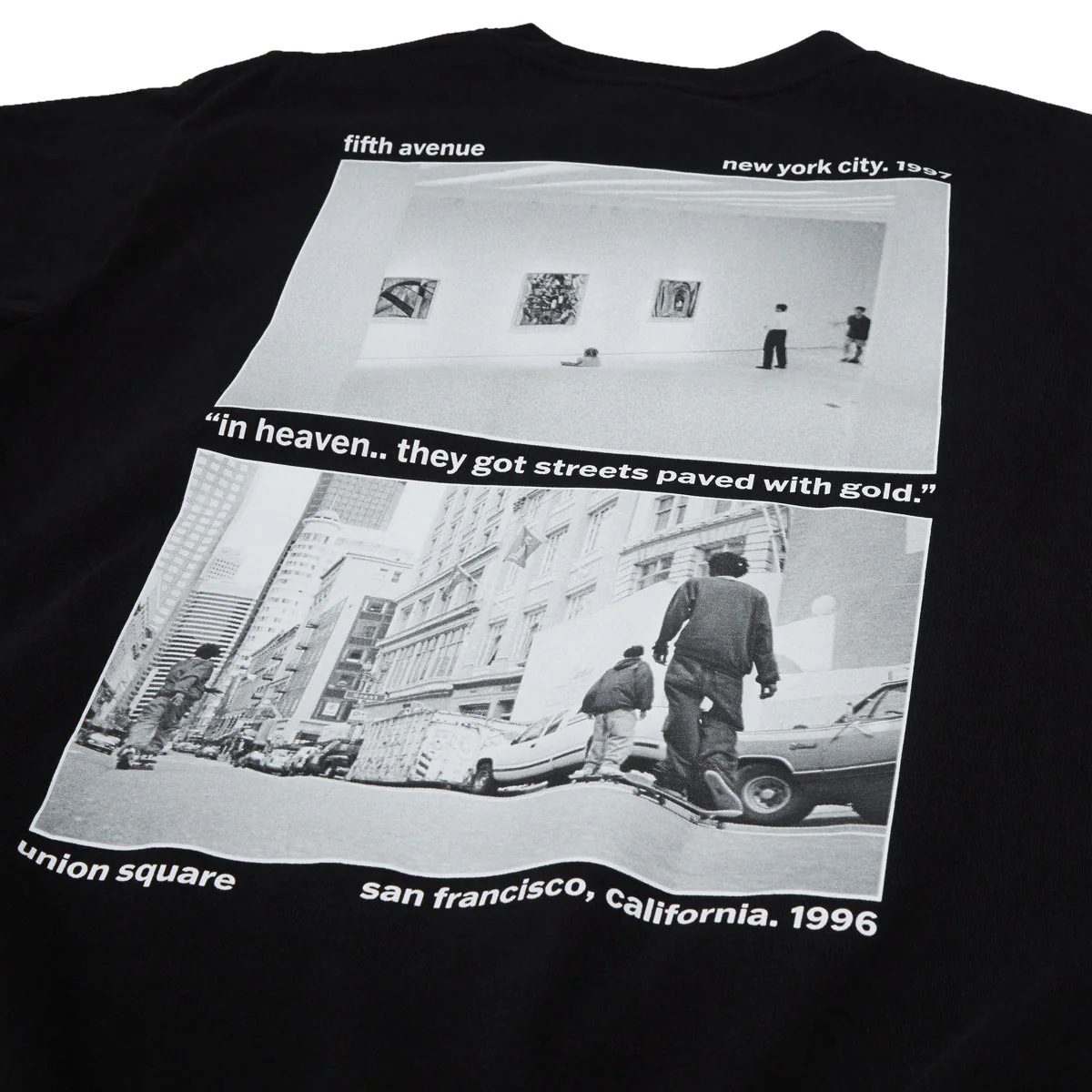 HUF Paved With Gold T-Shirt - Black - Image 5