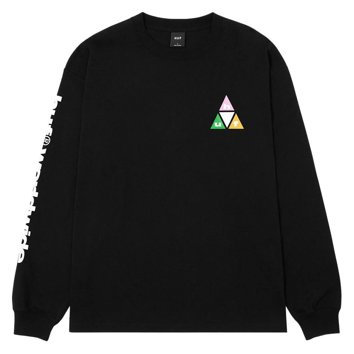 HUF Prism TT Long Sleeve T-Shirt - Black II