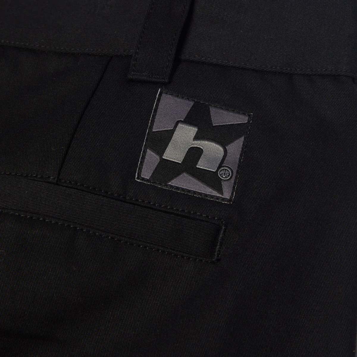 HUF Sorta Long Chino Shorts - Black - Image 3