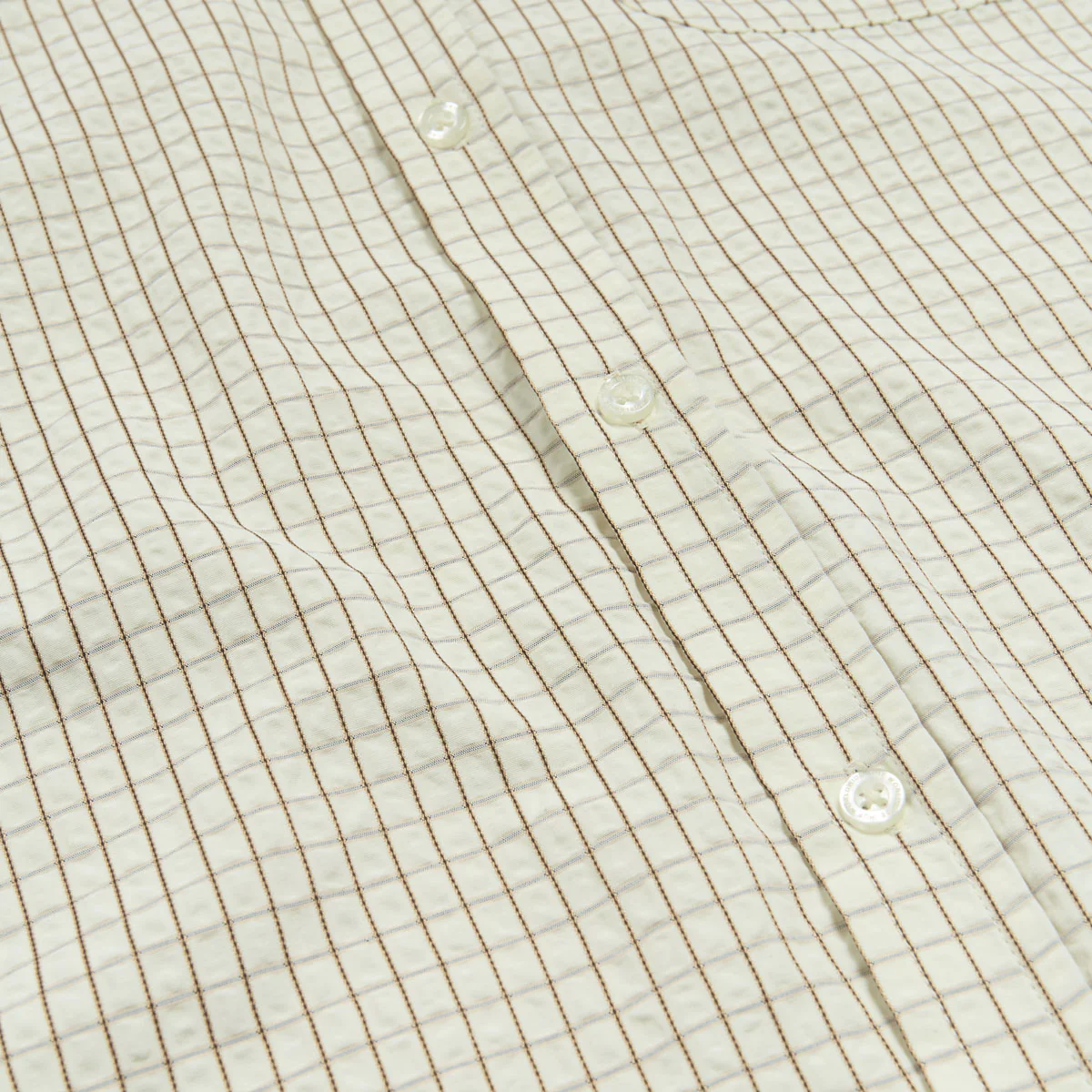 HUF Stuck On You Plaid Shirt - Natural - Image 6