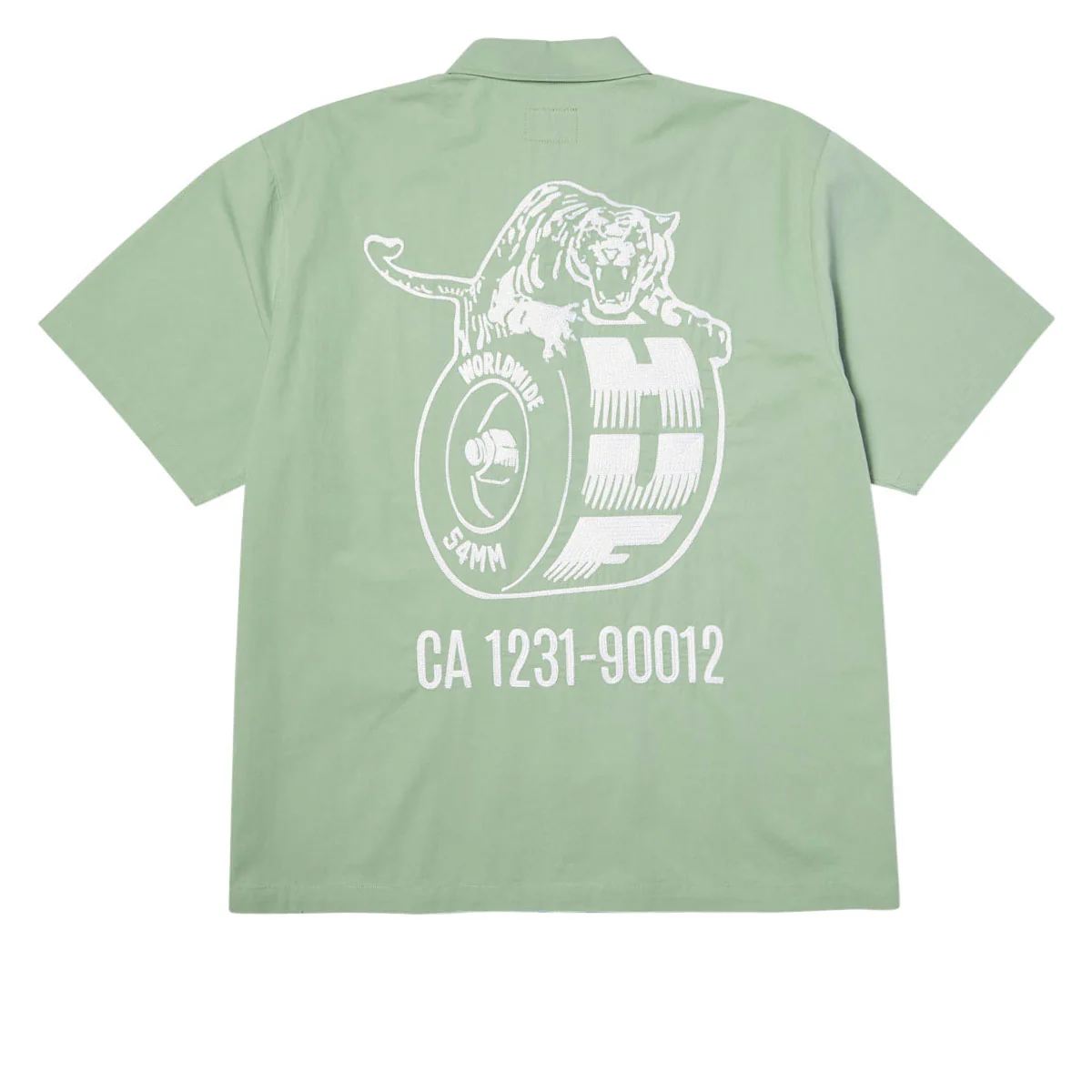 HUF Urethane Work Shirt - Mist Green - Image 2