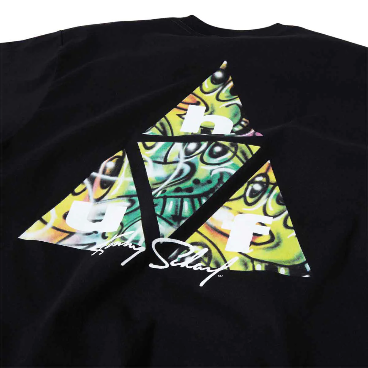 HUF x Kenny Scharf Multitud TT T-Shirt - Black - Image 4