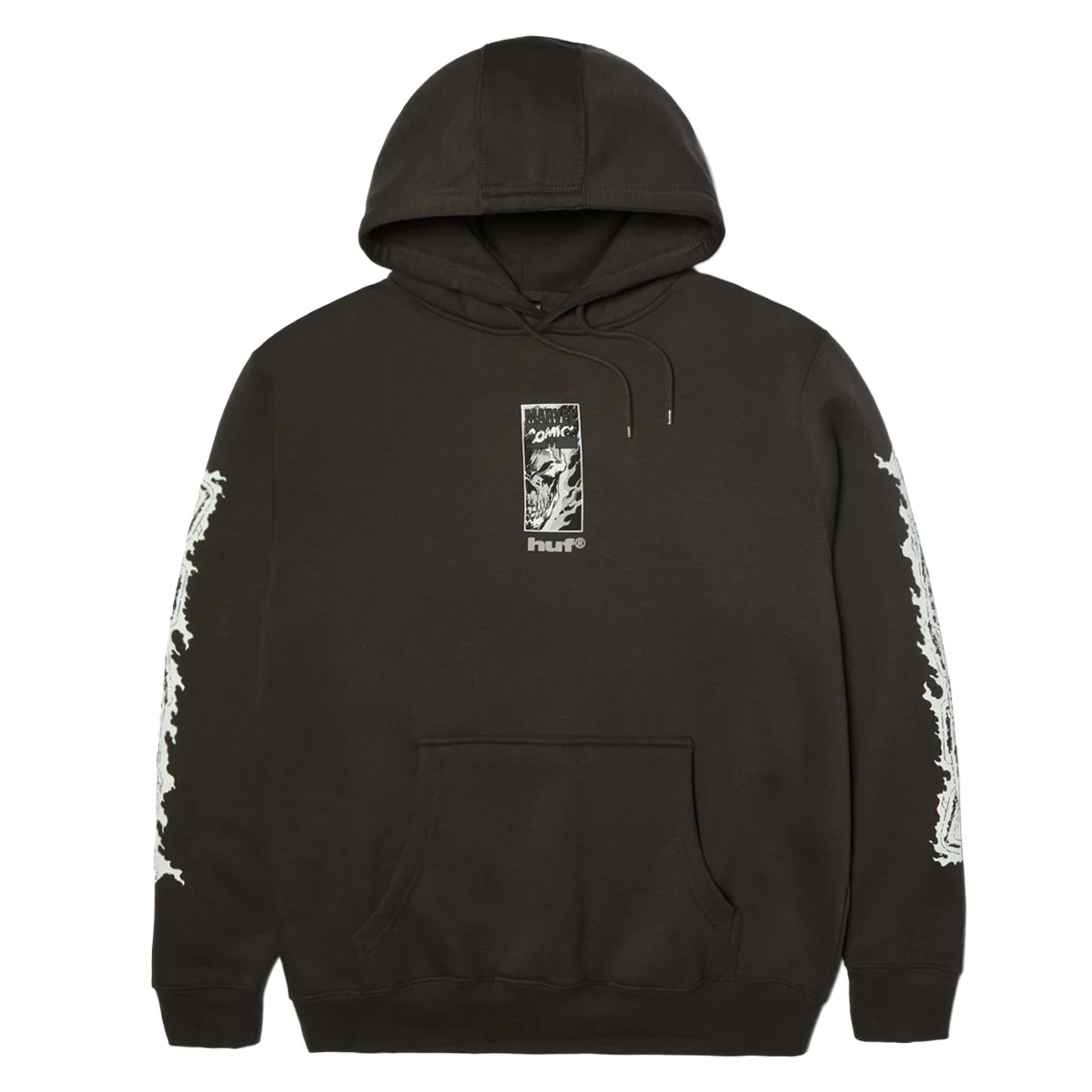 HUF x Marvel Ghost Rider Hoodie - Washed Black