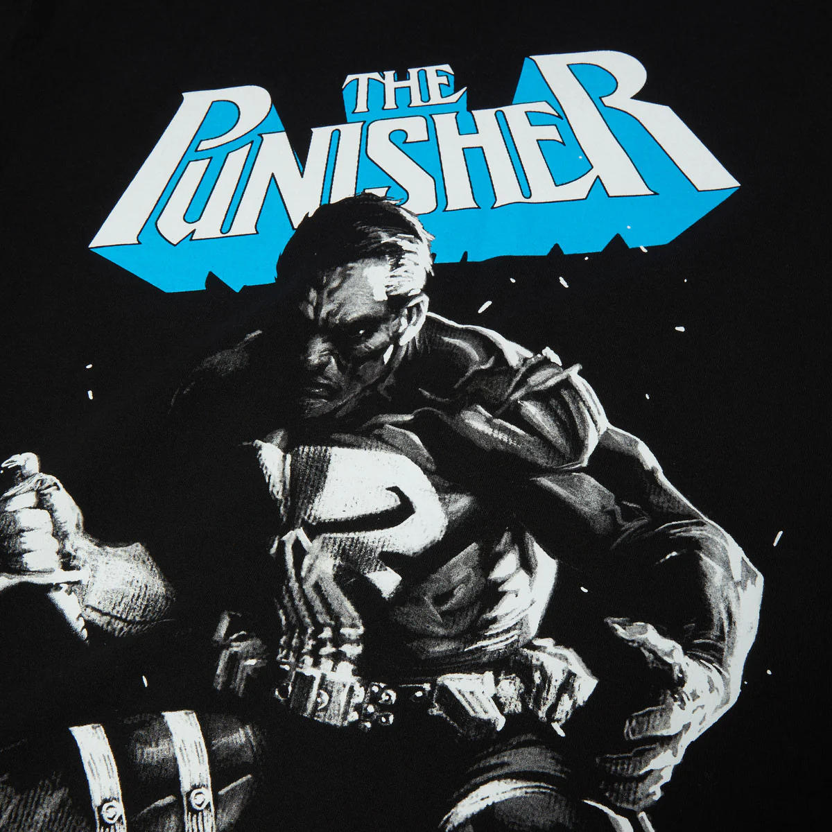 HUF x Marvel Punisher T-Shirt - Black - Image 2