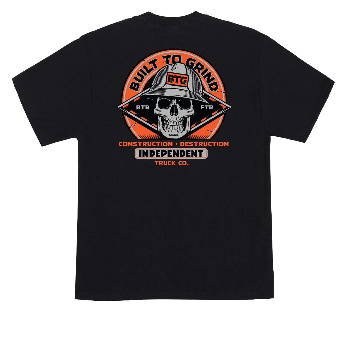 Independent Built To Grind Hard Head T-Shirt - Black