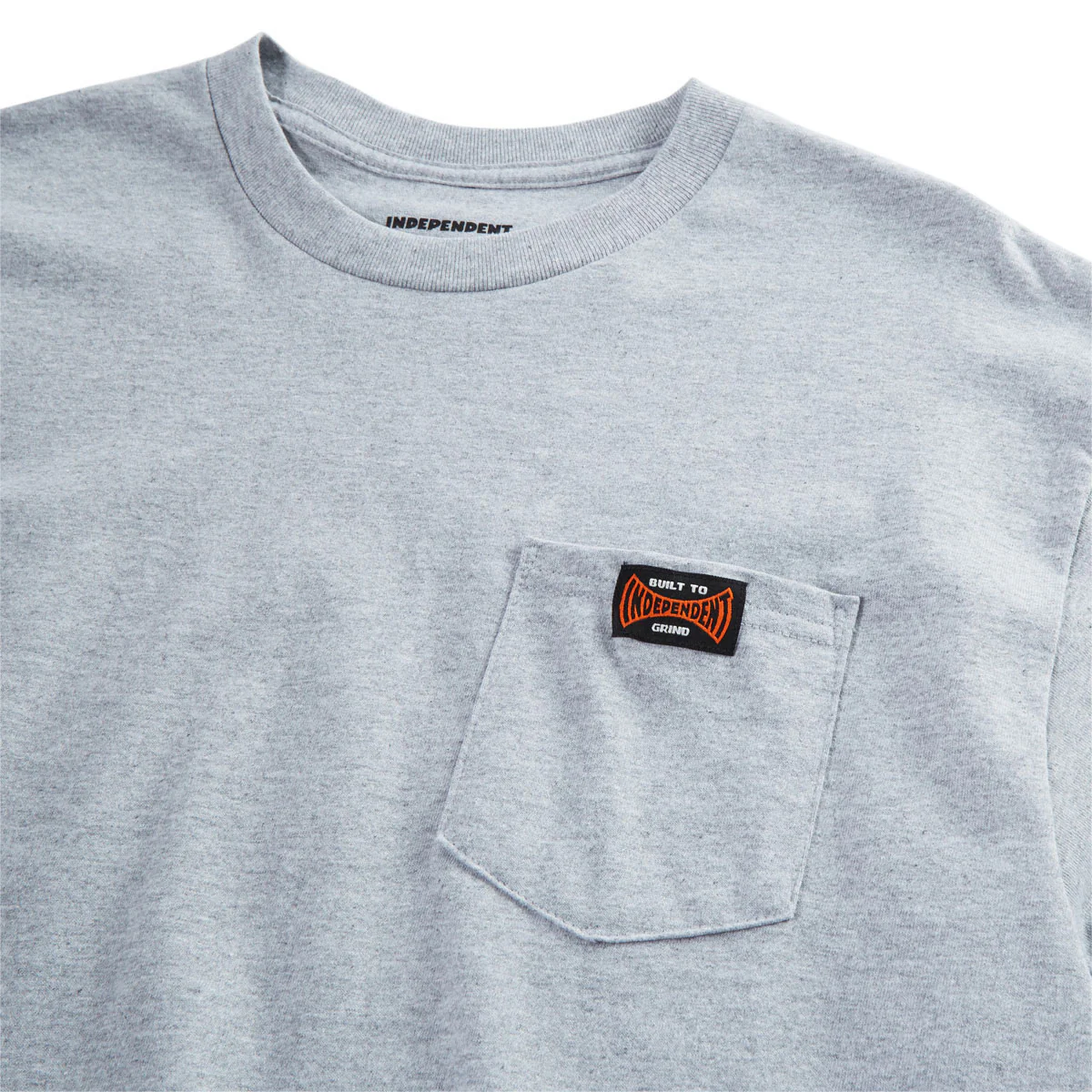 Independent Built To Grind Pocket T-Shirt - Sport Grey - Image 2