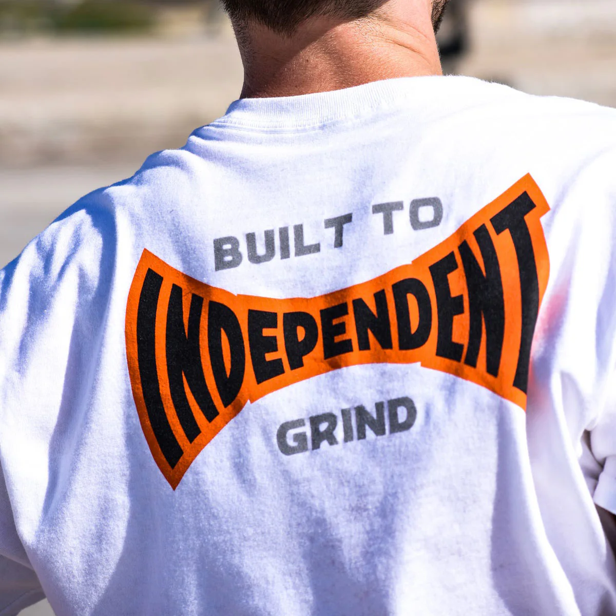 Independent Built To Grind Span T-Shirt - White - Image 3