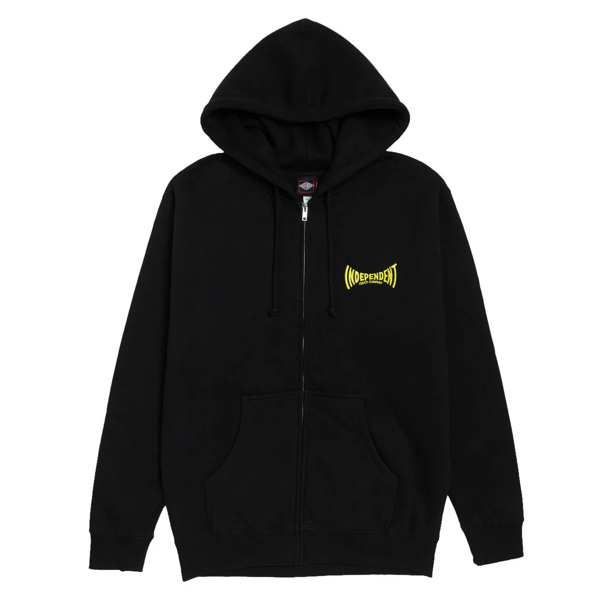 Independent Manufactured Span Zip Up Hoodie - Black