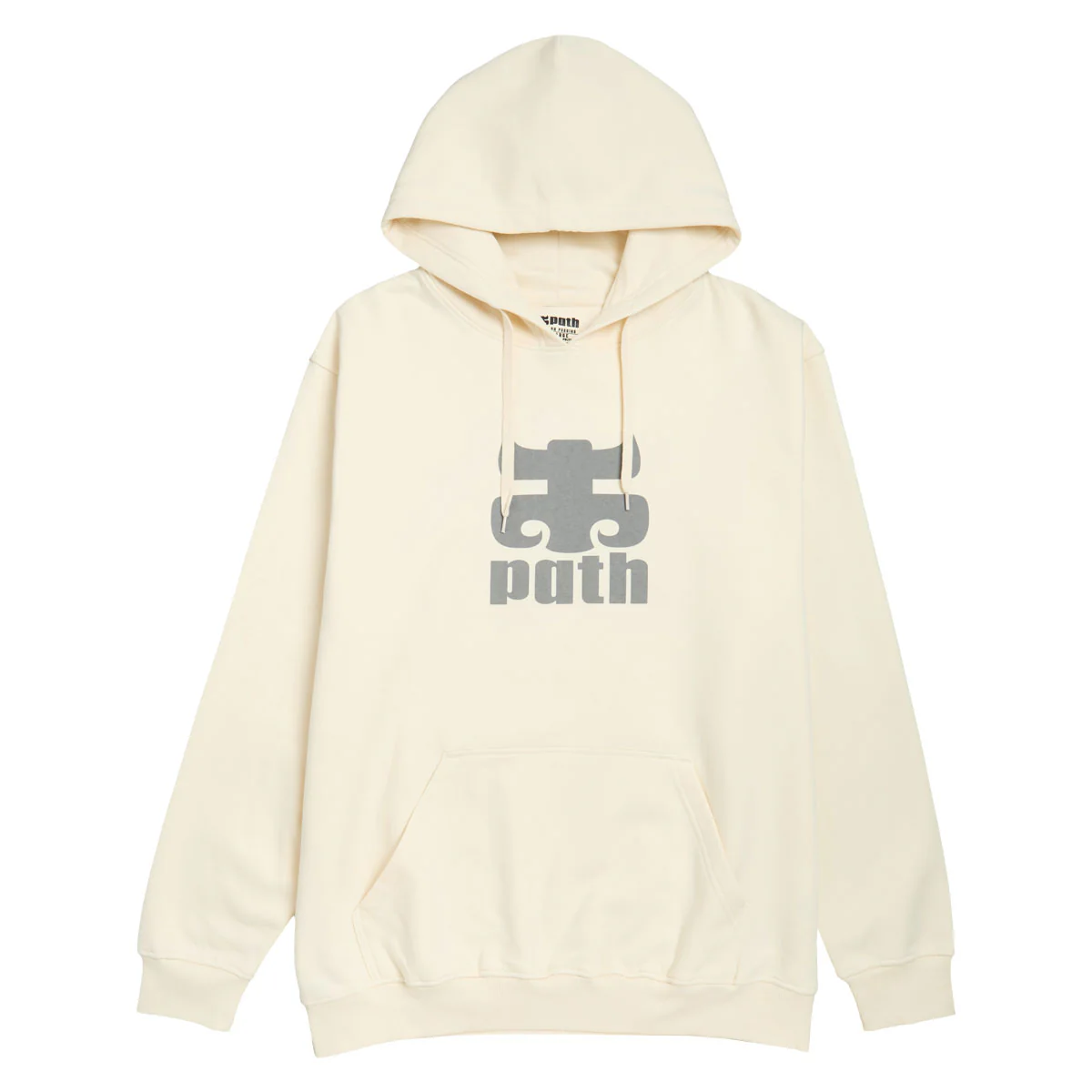IPath Classic Hoodie - Ivory/Grey Print