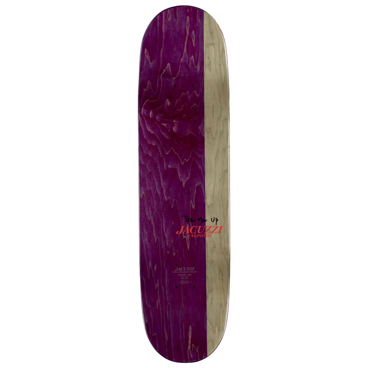Jacuzzi Unlimited John Dilo Safe Word EX7 Skateboard Deck - 8.50" - Image 2