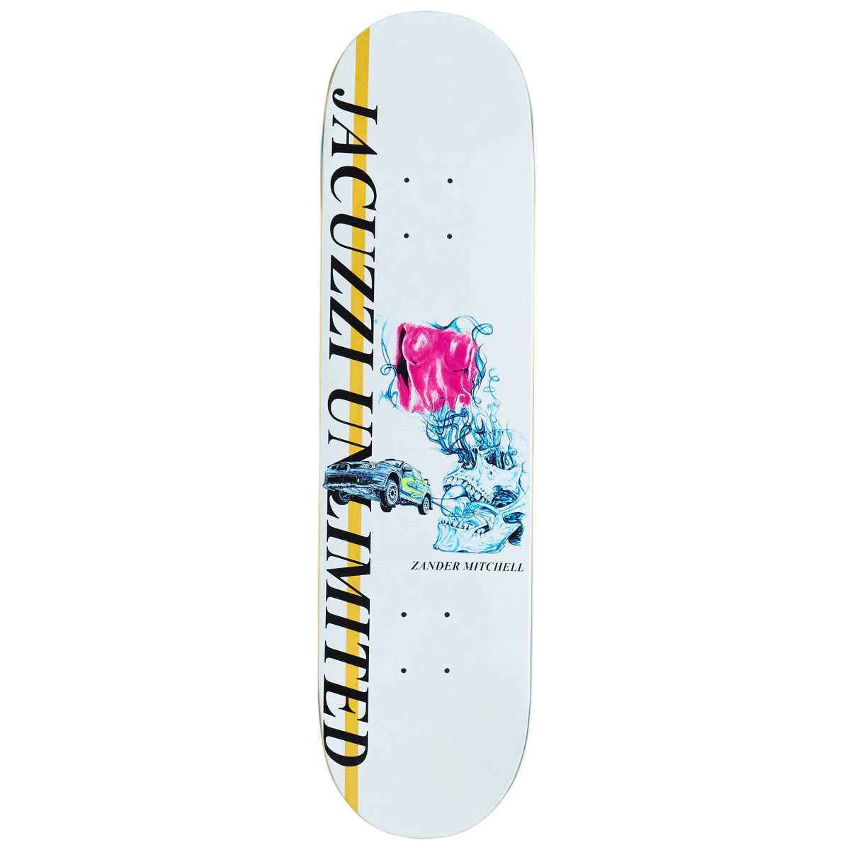 Jacuzzi Unlimited Zander Mitchell Race Car EX7 Skateboard Deck - 8.125"