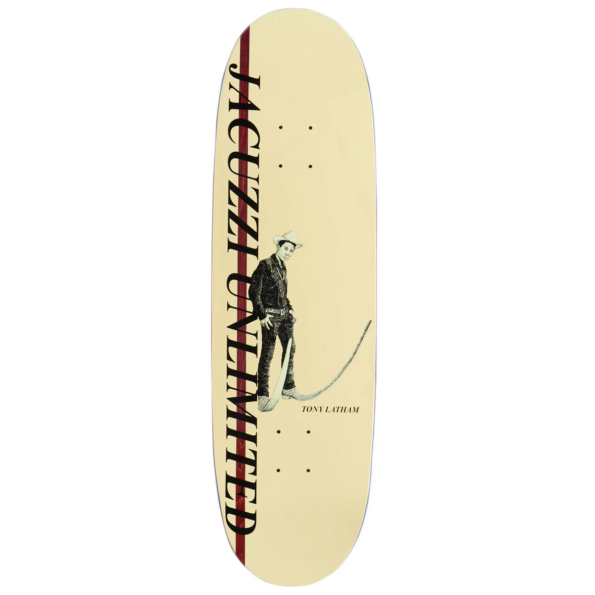 Jacuzzi Unlimited Tony Latham Boots EX7 Skateboard Deck - 9.125"