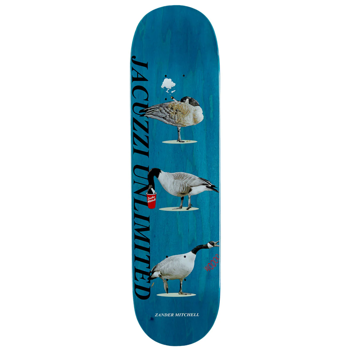 Jacuzzi Unlimited Zander Mitchell Geese EX7 Skateboard Deck - 8.25"