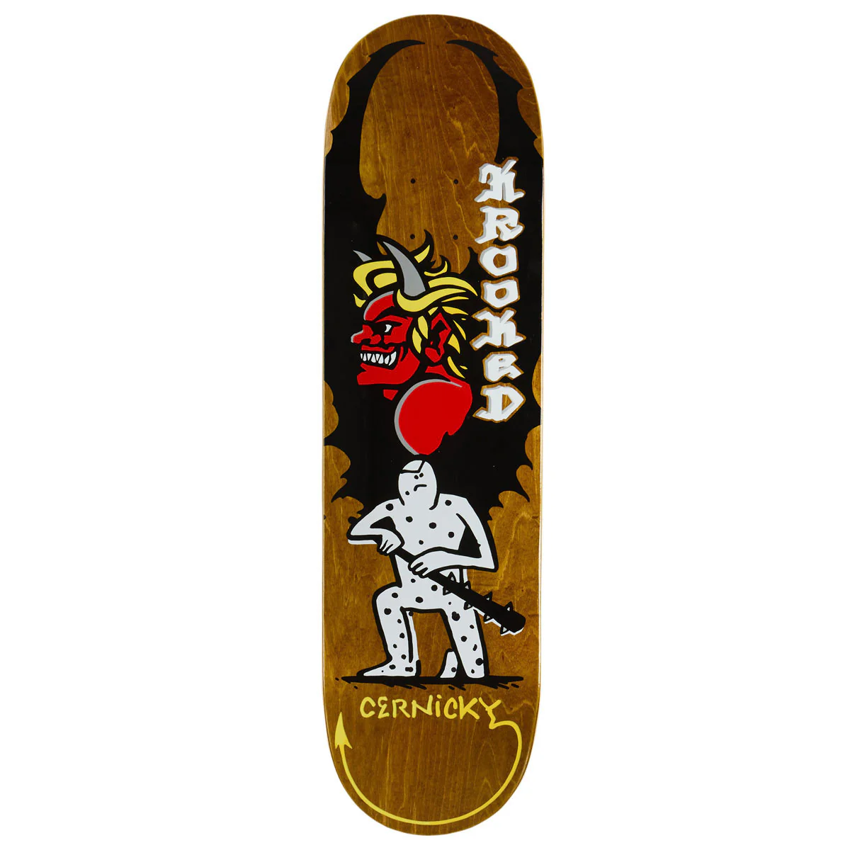 Krooked Cernicky Devil Ed Skateboard Deck - 8.50"