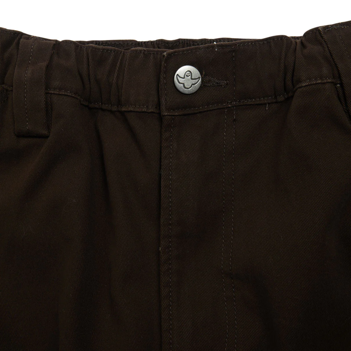 Krooked Eyes Twill Shorts - Brown - Image 5