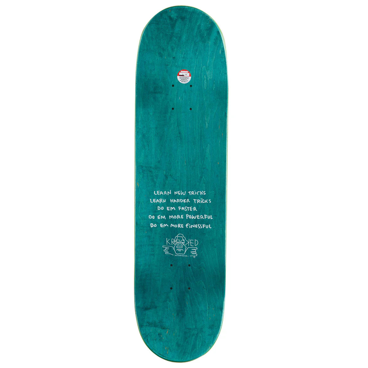 Krooked Gonz Hard2IHTT Skateboard Deck - 8.50" - Image 2