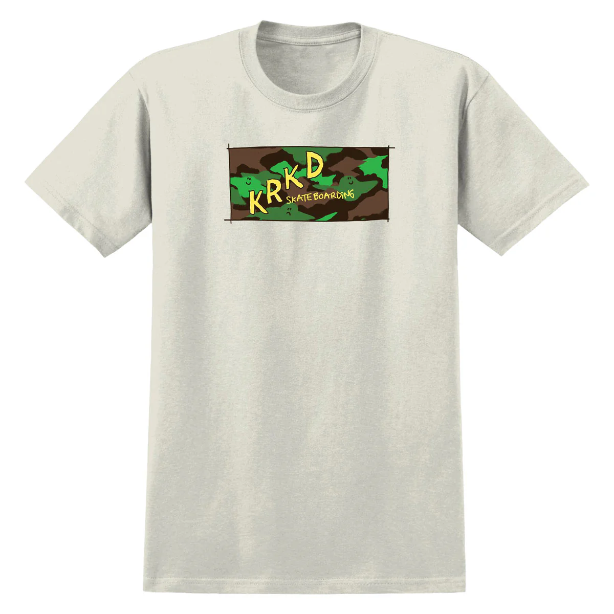 Krooked Kamo T-Shirt - Cream
