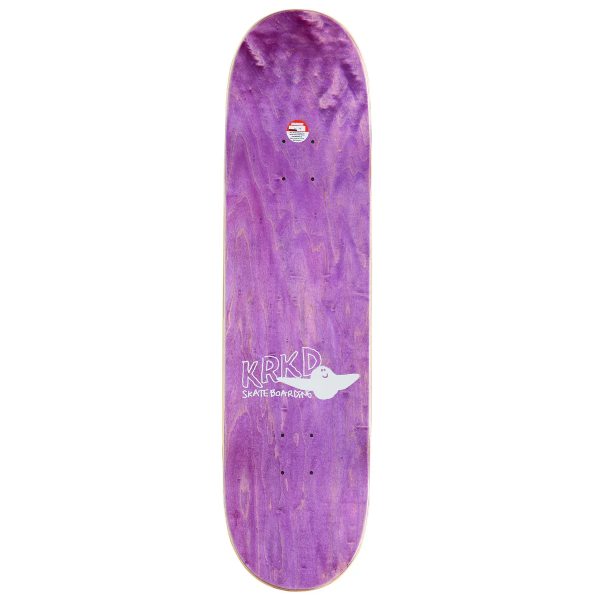 Krooked Kamo Wheel Wells Skateboard Complete - Black - 8.25" - Image 2