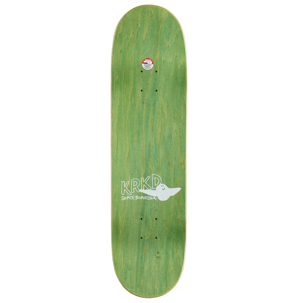 Krooked Kamo Wheel Wells Skateboard Complete - White - 8.50" - Image 2