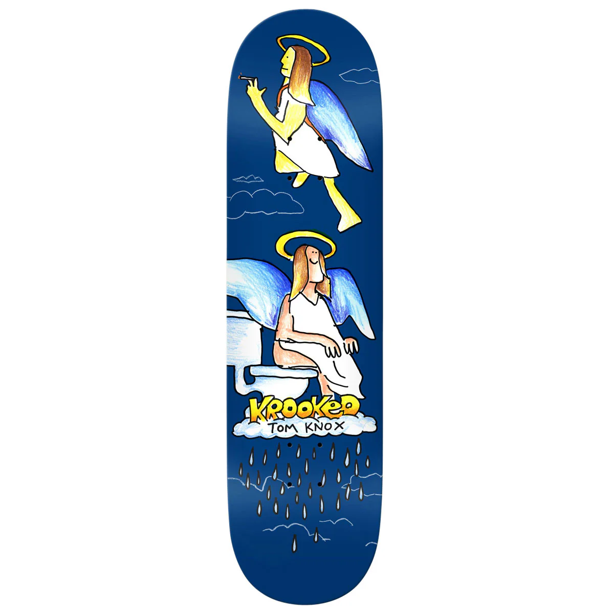 Krooked Knox Angel Skateboard Deck - 8.50"