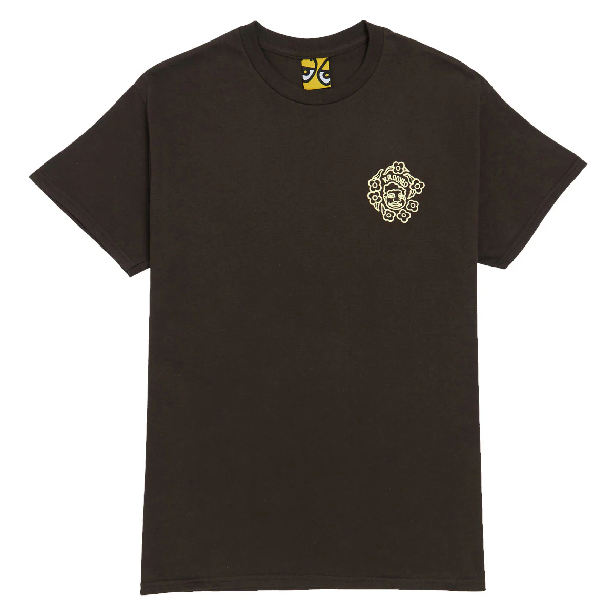 Krooked MG T-Shirt - Dark Chocolate/Cream/Multi Color - Image 2