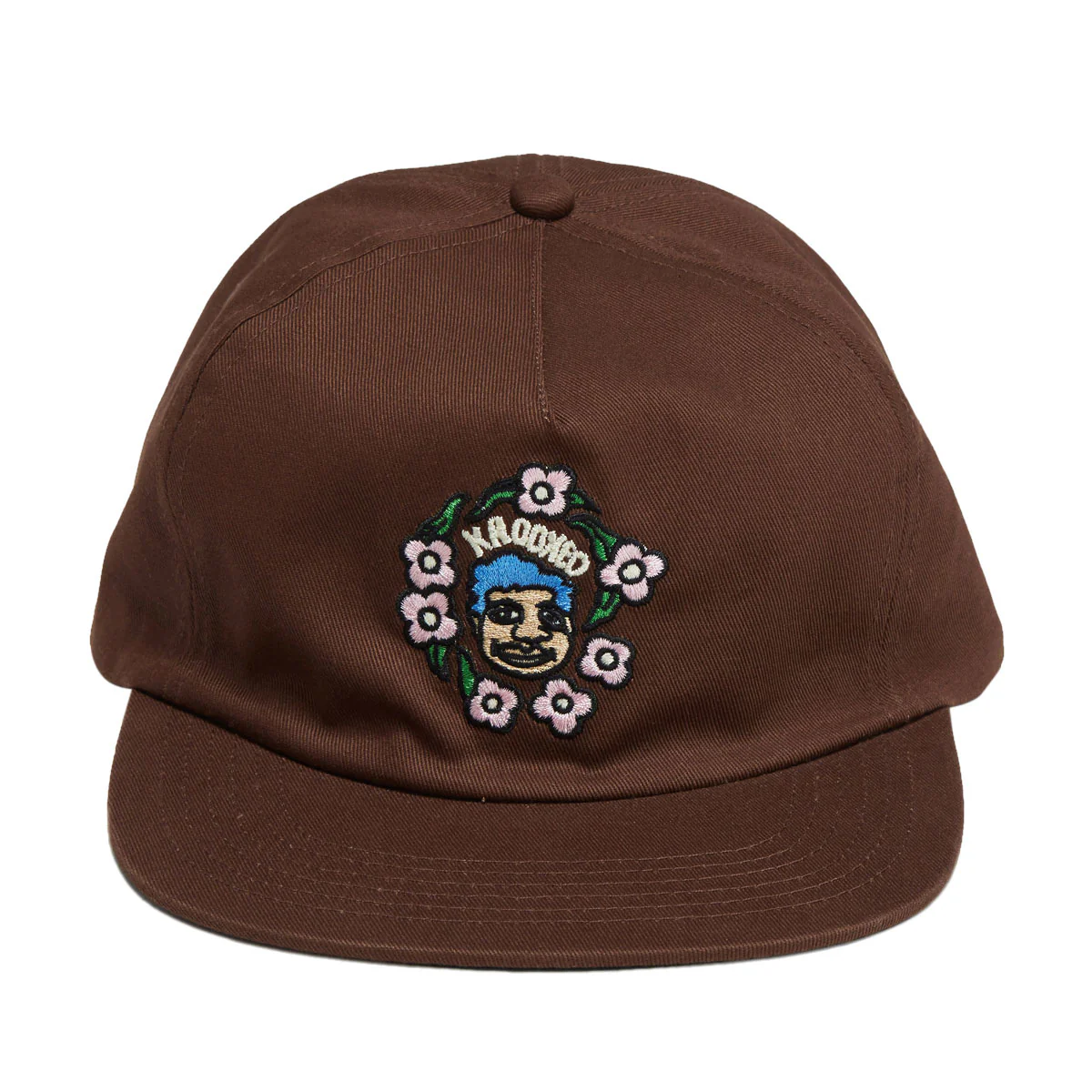 Krooked Sweatpants Redux Snapback Hat - Brown - Image 2