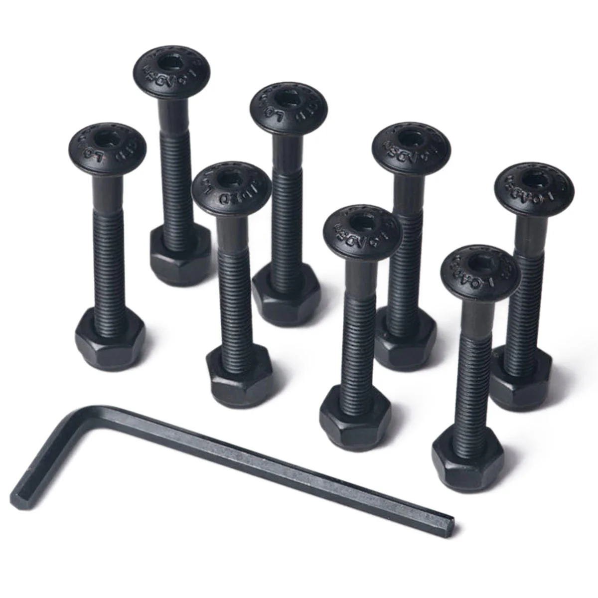 Loaded Button Head Hardware - Black - 1.50"