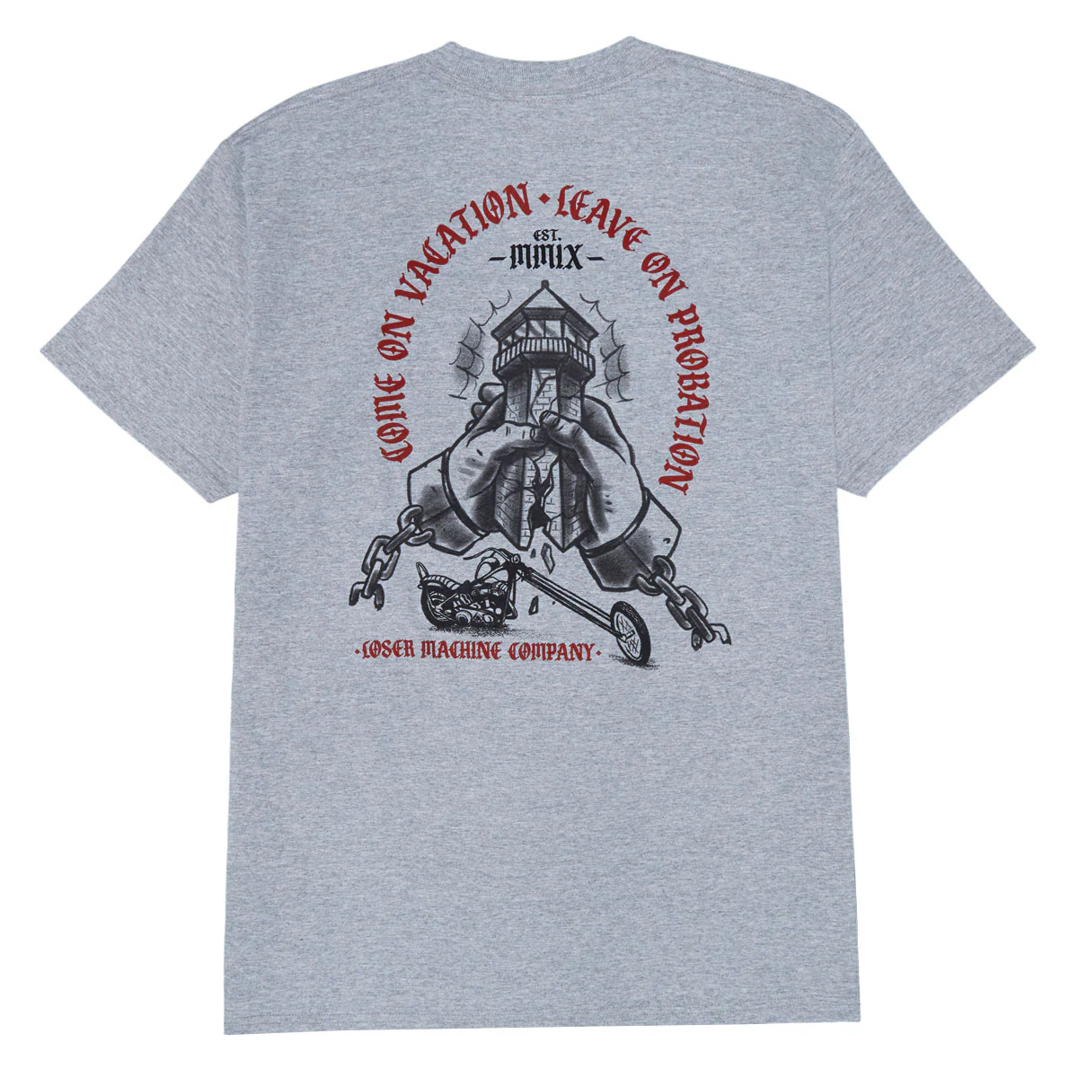 Loser Machine The Slammer T-Shirt - Heather Grey