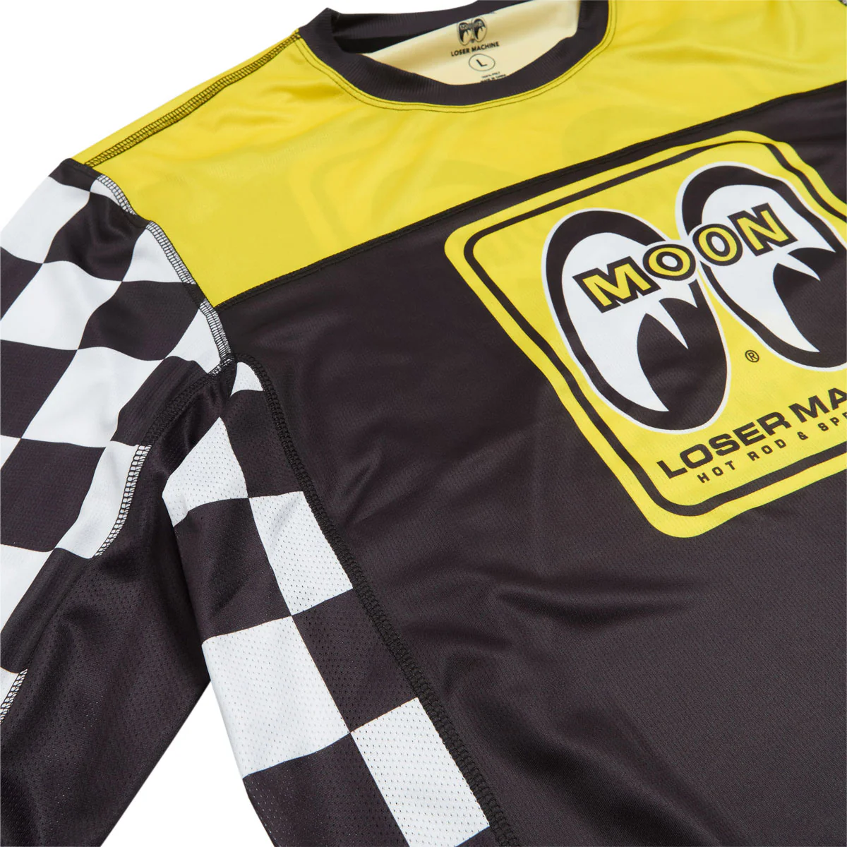 Loser Machine Yokohama Jersey Shirt - Black/Yellow - Image 3