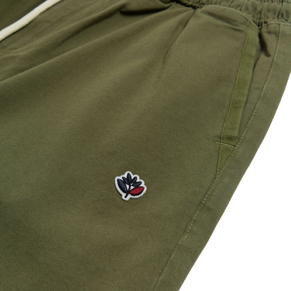 Magenta Loose Pants - Khaki - Image 3