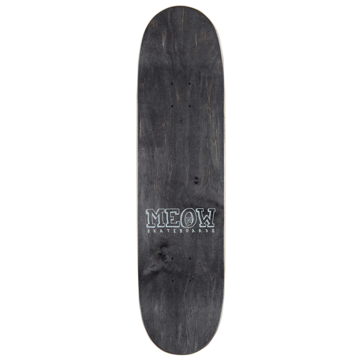 Meow Logo Skateboard Deck - Green - 8.25" - Image 2