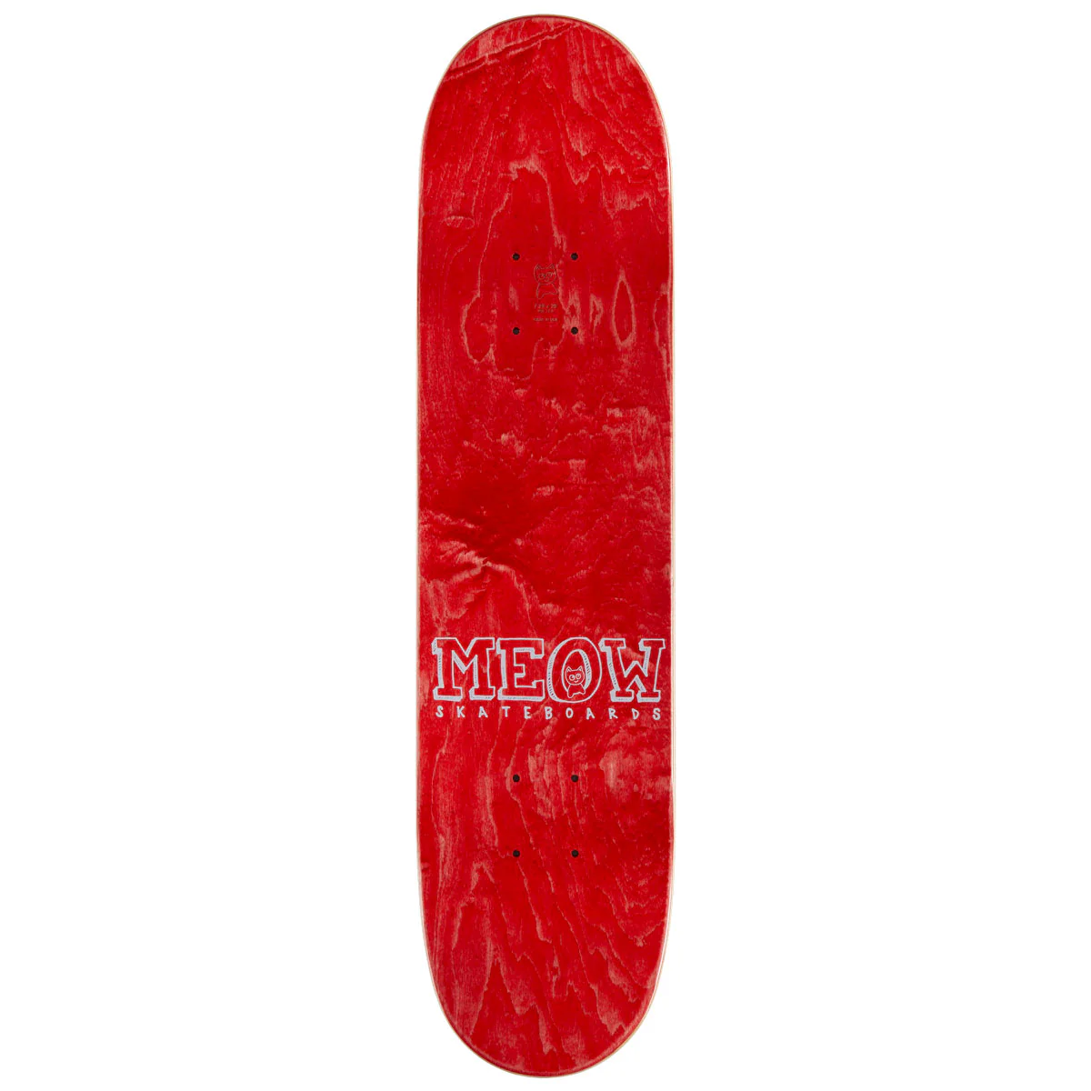 Meow Sticker Pile Skateboard Deck - Pink - 7.25" - Image 2