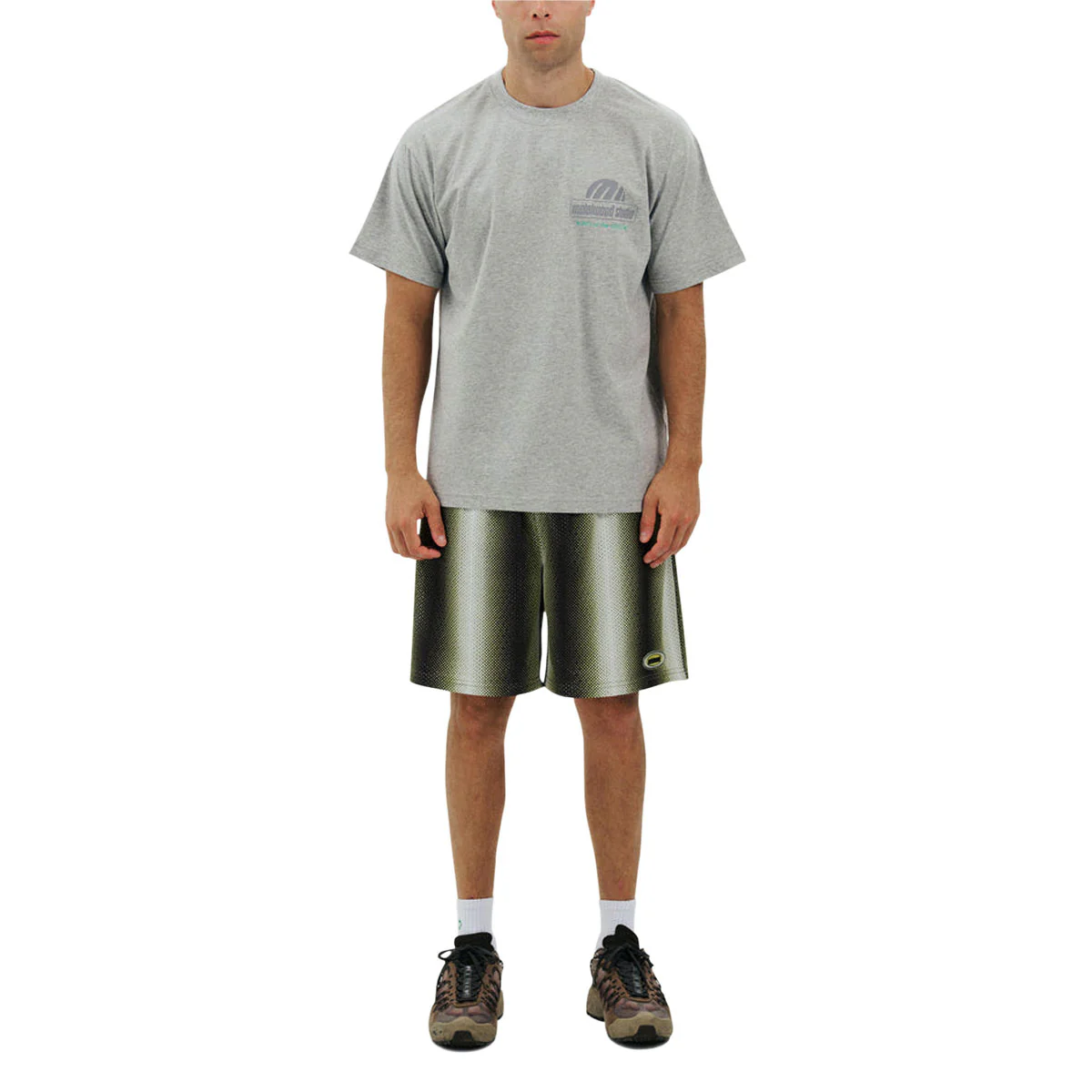 Metalwood Digital Hombre Shorts - Green - Image 4