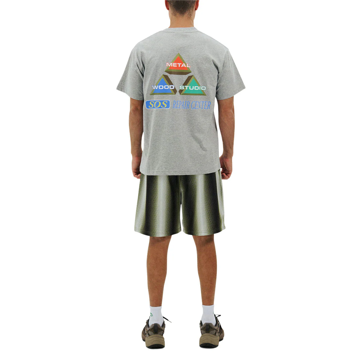 Metalwood Digital Hombre Shorts - Green - Image 5