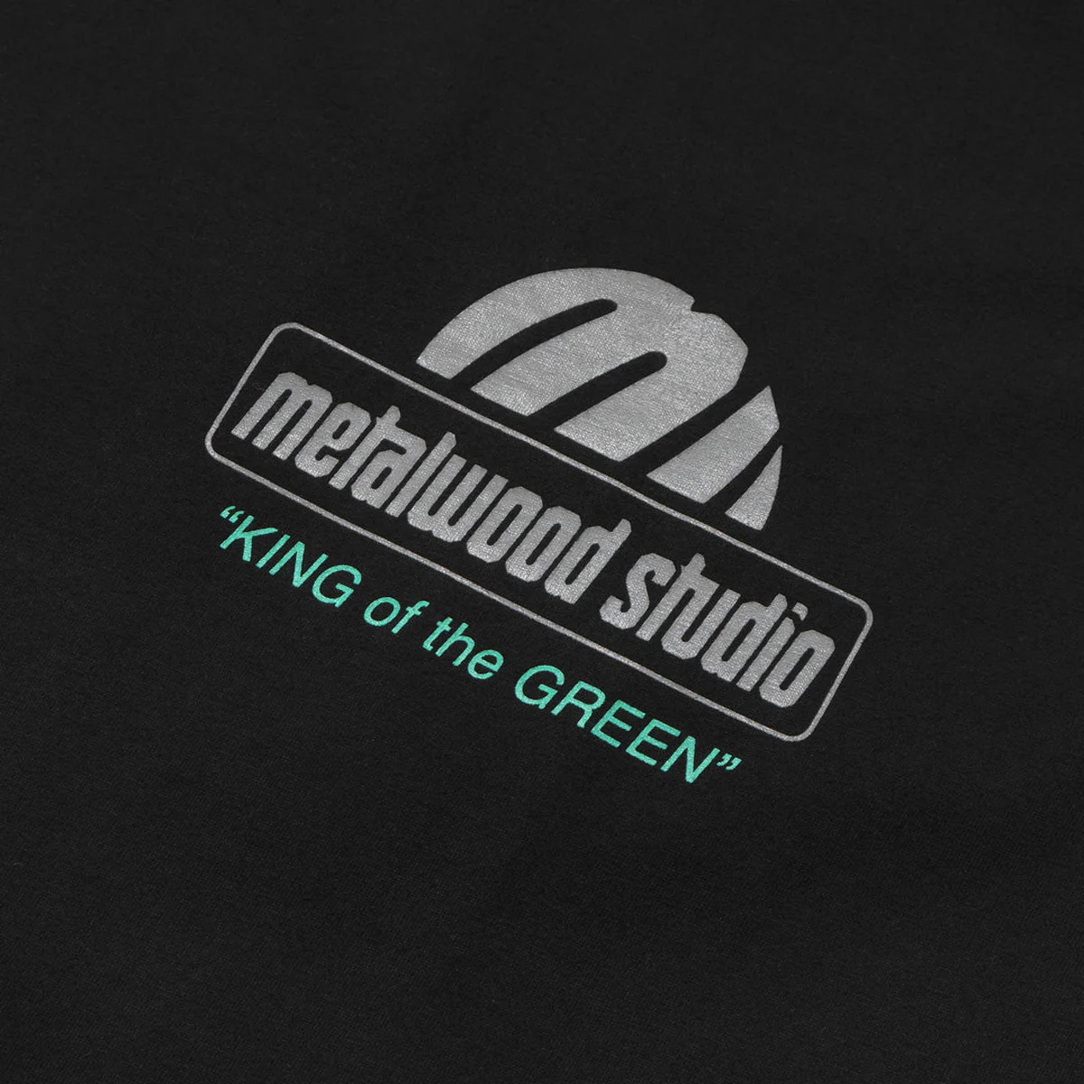 Metalwood King Of The Greens T-Shirt - Black - Image 3