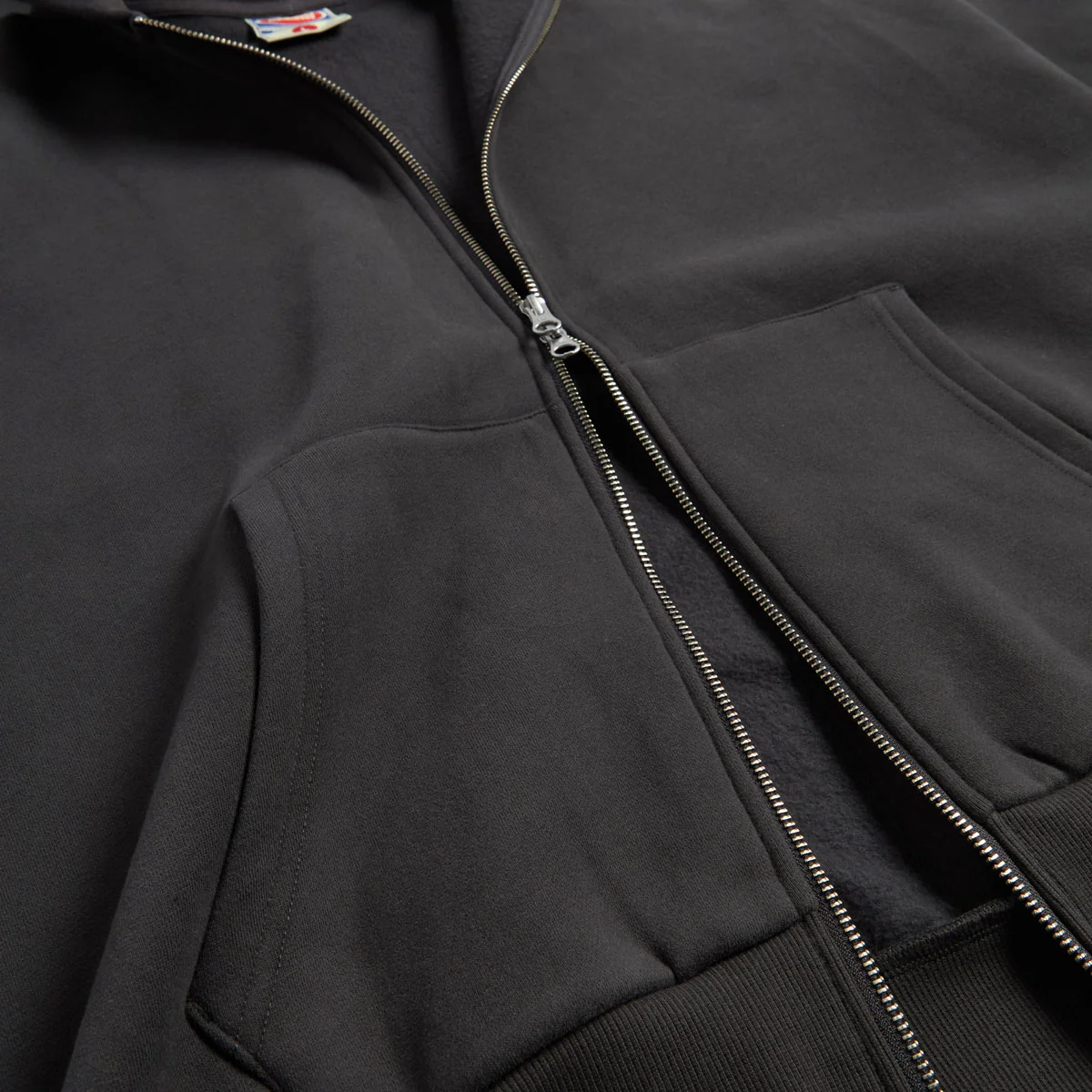 Metalwood Moto Zip Hoodie - Tar - Image 4