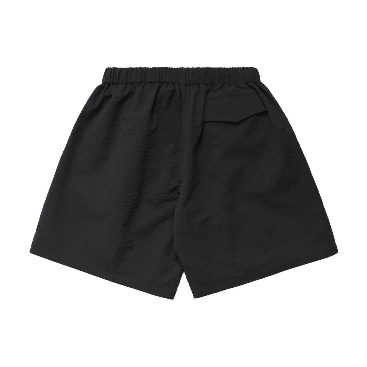 Metalwood Seersucker Spa Shorts - Black - Image 2