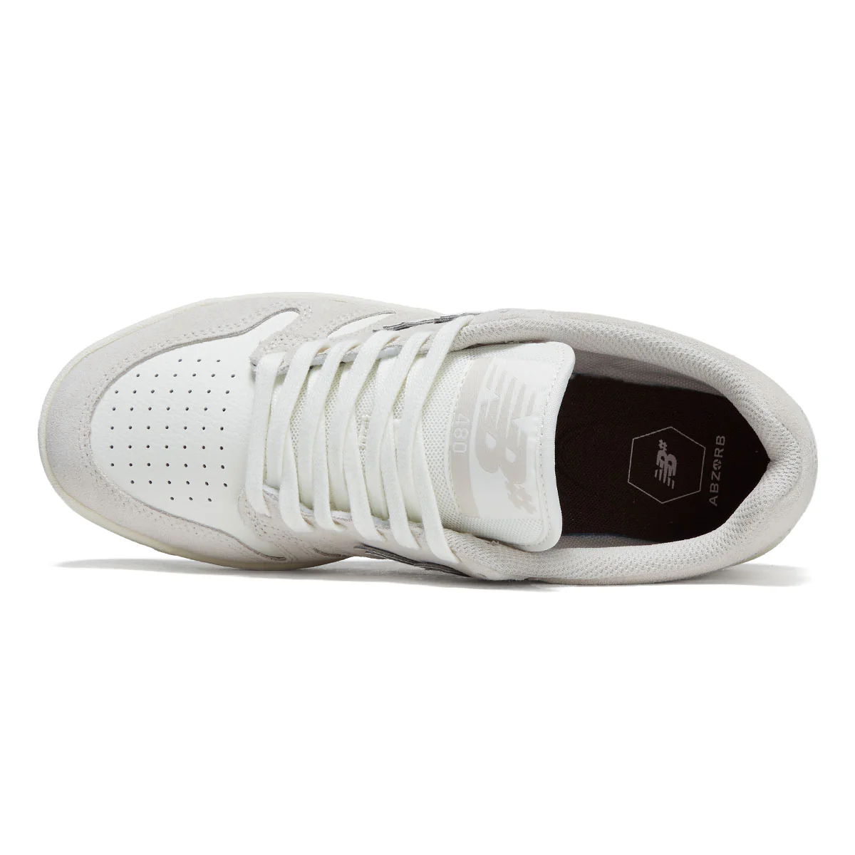 New Balance 480 Shoes - Vanilla/Vanilla - Image 3