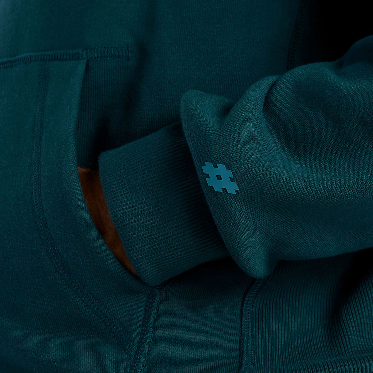 New Balance Numeric French Terry Hoodie - Medusa Green - Image 4
