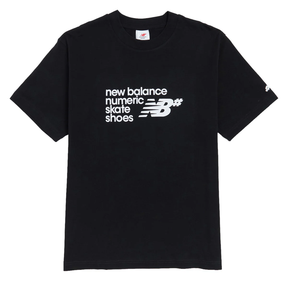 New Balance Numeric Stacked Graphic T-Shirt - Black